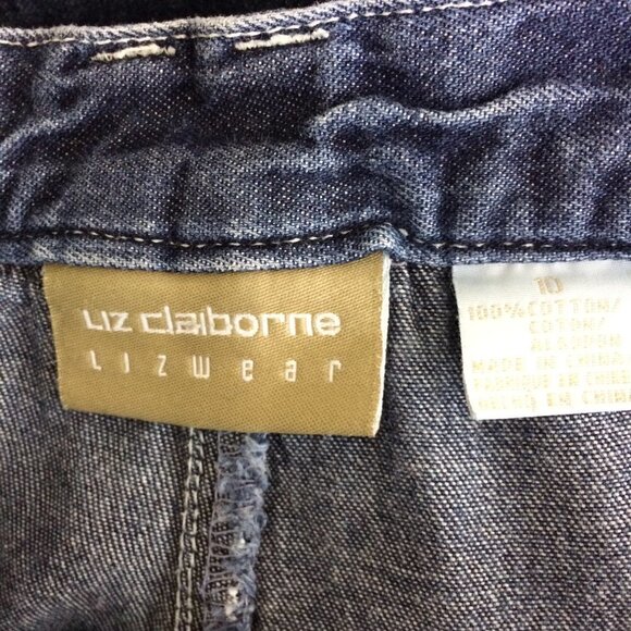 Liz Claiborne Vintage Jeans Liz Wear Y2K Mom Lightweight Dark Wash High Rise - Picture 4 of 4